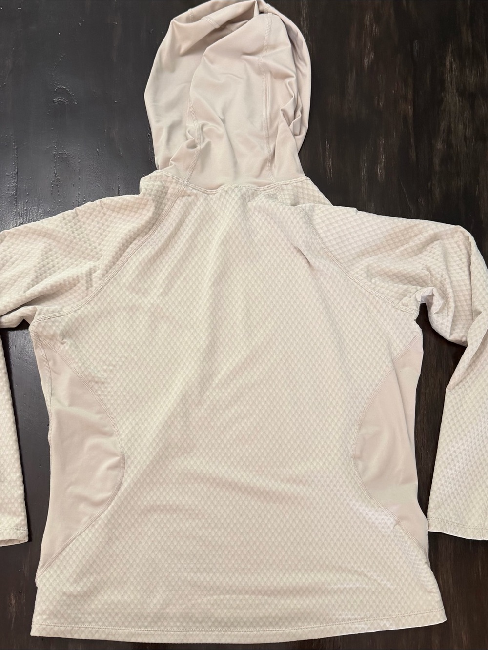 Nike Women's Light Beige Cream Hooded Sweater - Picture 2 of 8